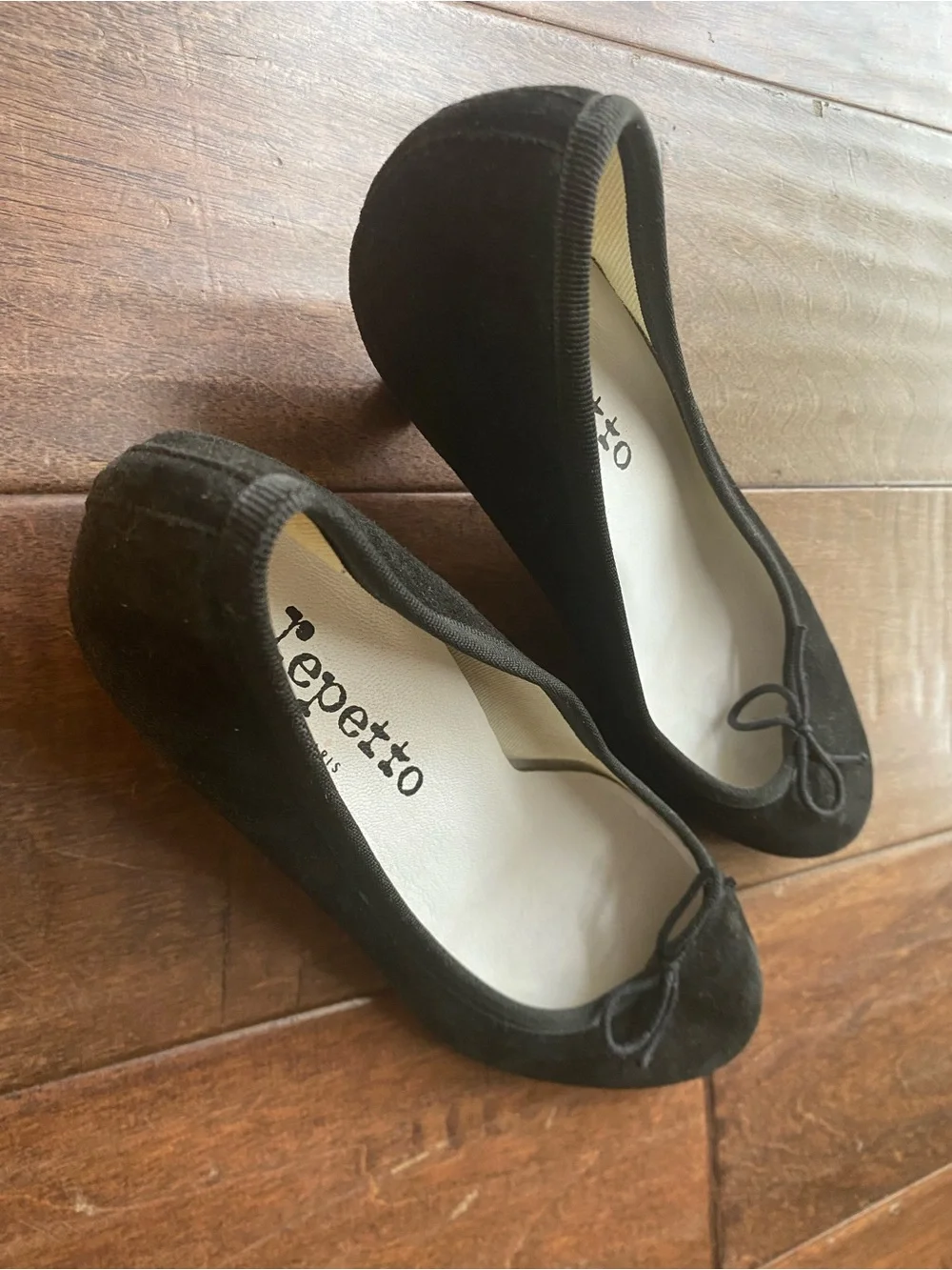 Repetto Black Suede Ballet